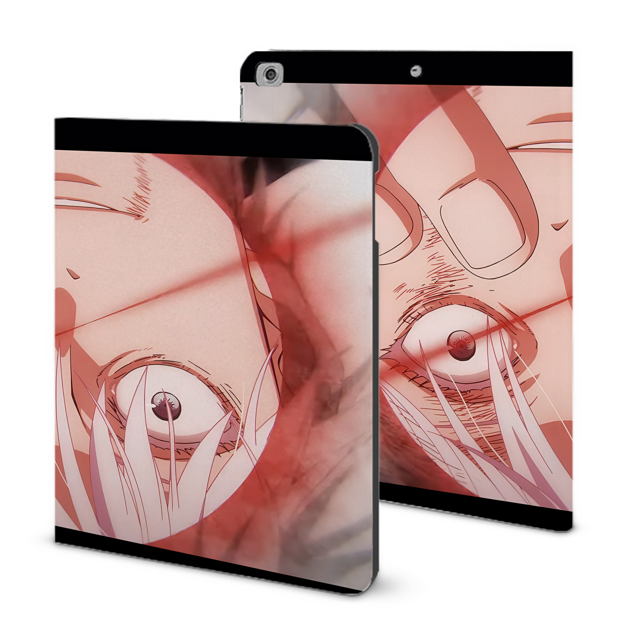 （画像用） 呪術廻戦 Jujutsu Kaisen IPad ケース ブック型 PUレザー TPU 耐衝撃 軽量 薄型 ペン収納なし 全面保護 IPad 各モデル対応